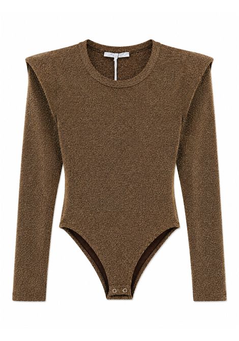 Body con spalline Lù-Lù BY MISS GRANT | LL4521CIOCCOLATO